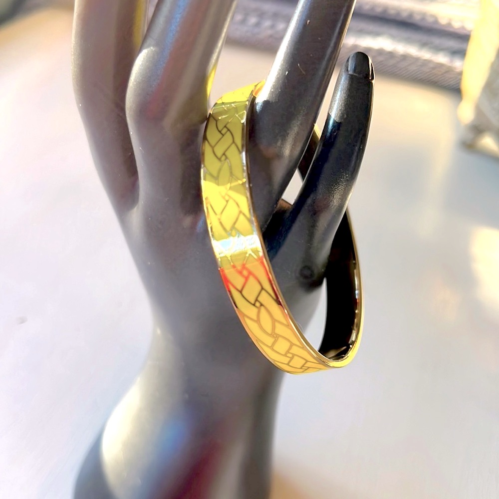J.Crew Gold/Yellow Bangle Bracelet